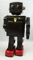 Robot - Battery Operated Walking Tin Robot - Attacking Martian (Horikawa Japan Box 1967) Black Version