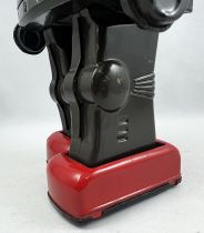 Robot - Battery Operated Walking Tin Robot - Attacking Martian (Horikawa Japan Box 1967) Black Version