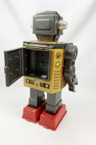 Robot - Battery Operated Walking Tin Robot - Attacking Martian (Horikawa S.H. Japan)