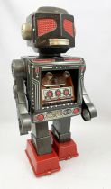 Robot - Battery Operated Walking Tin Robot - Attacking Martian (Horikawa S.H. Japan)