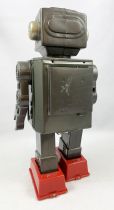 Robot - Battery Operated Walking Tin Robot - Attacking Martian (Horikawa S.H. Japan)
