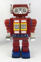 Robot - Battery Operated Walking Tin Robot - Jumbo Mars King (Horikawa S.H. Japan)