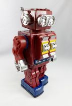 Robot - Battery Operated Walking Tin Robot - Jumbo Mars King (Horikawa S.H. Japan)