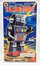 Robot - Battery Operated Walking Tin Robot - Talking Robot (Yonezawa Japan)