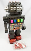 Robot - Battery Operated Walking Tin Robot - Talking Robot (Yonezawa Japan)