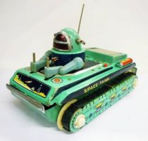 Robot - Gyro-Action Rolling Tin Robot - Space Tank ME-091 (Beijing Toy No. 1 Factory) Loose with Box