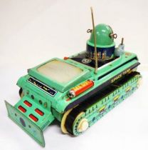 Robot - Gyro-Action Rolling Tin Robot - Space Tank ME-091 (Beijing Toy No. 1 Factory) Loose with Box