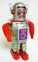 Robot - Mechanical Walking Tin Robot - Astro-Scout (Q.S.H.)