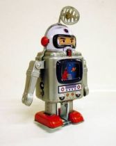 Robot - Mechanical Walking Tin Robot - Astronaut Robot (N.R.)