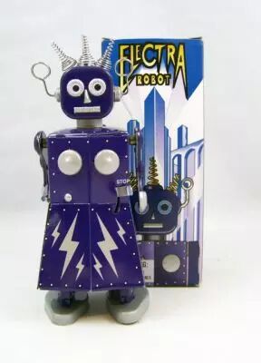 Robot - Robot Marcheur M�canique en T�le - Electra Robot (St. John) 01