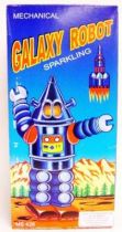 Robot - Mechanical Walking Tin Robot - Galaxy Robot (sparkling)