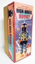 Robot - Mechanical Walking Tin Robot - High-Wheel Robot (sparkling) gold version (Ha Ha Toy)