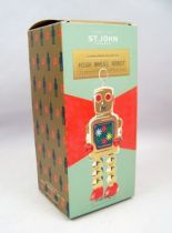 Robot - Robot Marcheur Mécanique en Tôle - High Wheel Robot (St.John Tin Toy) 04