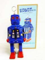Robot - Mechanical Walking Tin Robot - Mister Blue MS 403 (ImageGifts)
