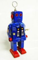 Robot - Mechanical Walking Tin Robot - Mister Blue MS 403 (ImageGifts)