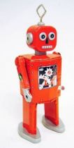 Robot - Mechanical Walking Tin Robot - Neutron Robot (St.John Tin Toy)