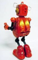 Robot - Mechanical Walking Tin Robot - Planet Robot (red)