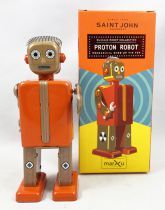 Robot - Mechanical Walking Tin Robot - Proton Robot (St.John Tin Toy)