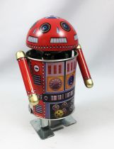 Robot - Mechanical Walking Tin Robot - Robo Cop (Tin Treasures)