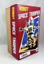 Robot - Mechanical Walking Tin Robot - Robot Space Trooper \'\'Robby\'\' (Ha Ha Toy)