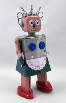 Robot - Mechanical Walking Tin Robot - Roxy Robot (St. John)