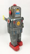 Robot - Mechanical Walking Tin Robot - Space Man (Ha Ha Toy) MS439