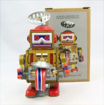 Robot - Mechanical Walking Tin Robot - Tambourine Robot (N.R.)