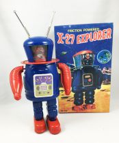 Robot - Mechanical Walking Tin Robot - X-27 Explorer (Q.S.H.) MS398