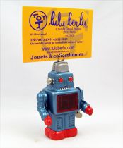 Robot - Mechanical Walking Tin Robot Card Holder (sparkling) Yonezawa