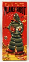 Robot - Remote Control Planet Robot (Battery Operated Tin Toy) - Yoshiya 1958 (Japan)