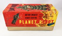 Robot - Remote Control Planet Robot (Battery Operated Tin Toy) - Yoshiya 1958 (Japan)