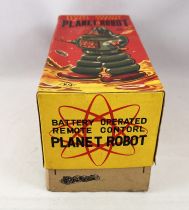 Robot - Remote Control Planet Robot (Battery Operated Tin Toy) - Yoshiya 1958 (Japan)