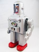 Robot - Robot Marcheur à Pile en Tôle - Astro Spaceman (Ha Ha Toys)