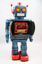 Robot - Robot Marcheur à Pile en Tôle - Electron Robot (bleu) 04