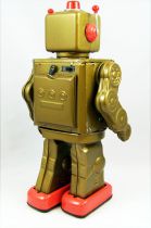 Robot - Robot Marcheur à Pile en Tôle - Electron Robot (doré)