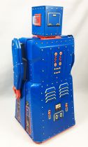 Robot - Robot Marcheur à Pile en Tôle - Robot One R-1 (Rocket USA) Bleu