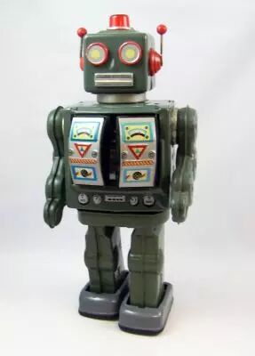 Robot - Robot Marcheur � Pile en T�le - Star Rider (Horikawa Japon) R�-�dition 