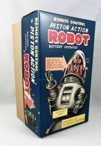 Robot - Robot Marcheur filoguidé en Tôle - Robot \'\'Robby\'\' (Ha Ha Toy)