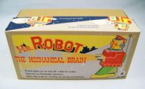 Robot - Robot Marcheur Mécanique & à Pile en Tôle - Mr. Robot the Mechanical Brain (Ha Ha Toys) 04