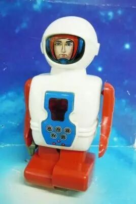 Robot - Robot Marcheur M�canique en Plastique - Astro Captain (Daiya - Japon 1967) 