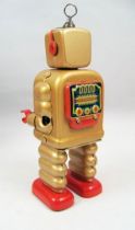 Robot - Robot Marcheur Mécanique en Tôle - High Wheel Robot (St.John Tin Toy) 03