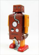 Robot - Robot Marcheur Mécanique en Tôle - Mini Robot Lilliput (Ha Ha Toy)
