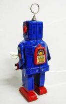 Robot - Robot Marcheur Mécanique en Tôle - Mister Blue MS 403 (ImageGifts)