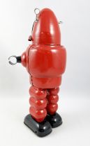 Robot - Robot Marcheur Mécanique en Tôle - Planet Robot (étincelant) Rouge Ha Ha Toy MS430R