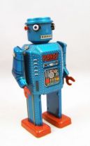 Robot - Robot Marcheur Mécanique en Tôle - R-35 Robot (St.John Tin Toy) 02