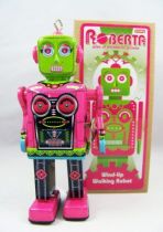 Robot - Robot Marcheur Mécanique en Tôle - Roberta (Schylling) 01