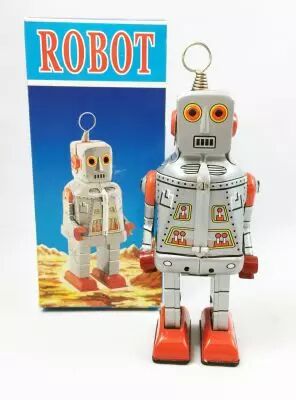 Robot - Robot Marcheur M�canique en T�le - Robot MS386 (Q.S.H.)
