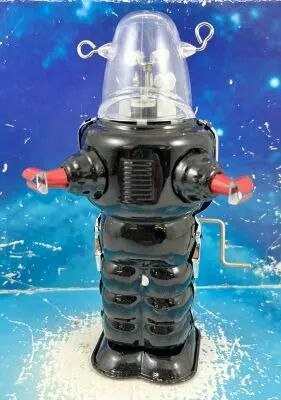 Robot - Robot Marcheur M�canique en T�le - Robot Space Trooper \'\'Robby\'\' (Ha Ha Toy)