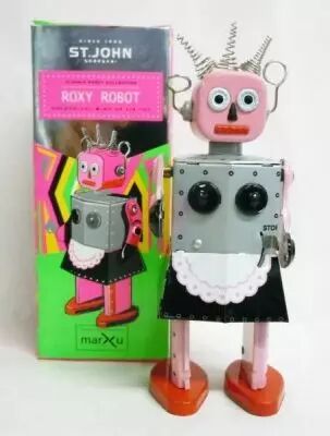 Robot - Robot Marcheur M�canique en T�le - Roxy Robot (St. John)