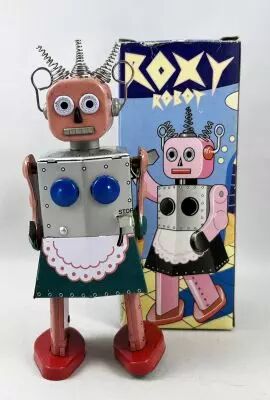 Robot - Robot Marcheur M�canique en T�le - Roxy Robot (St. John)